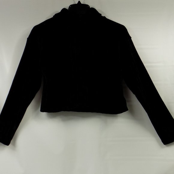 LoveLA Izzy Crop Turtle Neck Sweater Black NWT - Picture 2 of 8